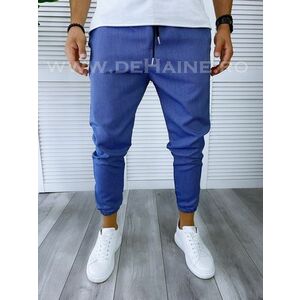 Pantaloni barbati albastri casual B6006 P19-2.1 imagine