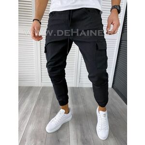 Pantaloni barbati casual negri B7112 O3-4.2 imagine