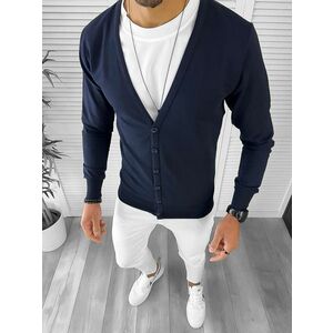 Bluza barbati bleumarin slim fit 12975 imagine