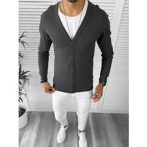 Bluza barbati gri slim fit 12980 imagine