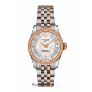 Ceas Tissot T-Classic Ballade T108.208.22.117.01 Powermatic 80 COCS Lady imagine