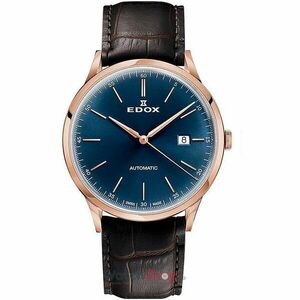 Ceas Edox Les Vauberts 80106-37RC-BUIR Automatic imagine