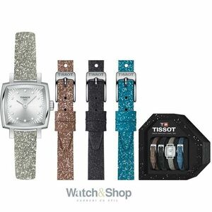 Ceas Tissot TISSOT Mod. LOVELY W-Diamonds Special pack + 3 extra straps imagine