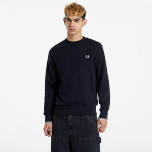 Hanorac FRED PERRY Crewneck Sweatshirt Navy imagine