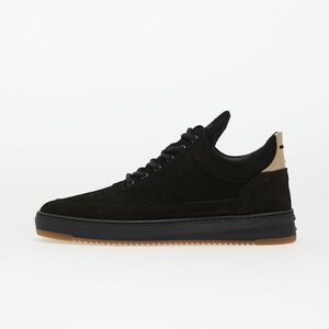 Sneakers Filling Pieces Low Top Ripple Suede Black imagine