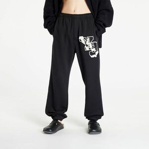 Pantaloni Y-3 Graphic French Terry Pants Black imagine