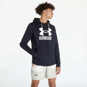 Hanorac Under Armour Rival Terry Logo Hoodie Black/ Onyx White imagine