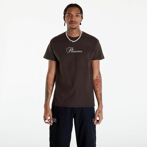 Tricou PLEASURES Stack T-Shirt Brown imagine