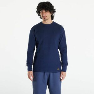 Tricou Nike Life Men's Long-Sleeve Heavyweight Waffle Top Obsidian/ Dark Obsidian/ Obsidian imagine