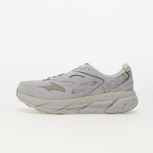 Sneakers Hoka® U Clifton L Suede Vaporous Grey/ Barely Green imagine