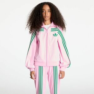 Hanorac adidas Velour Track Top True Pink imagine