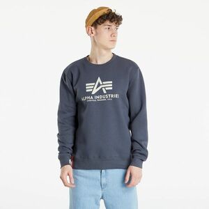 Hanorac Alpha Industries Basic Sweater Grey / Black imagine