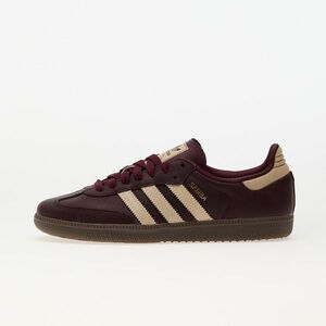 Sneakers adidas Samba Og W Maroon/ Crystal Sand/ Gold Metallic imagine