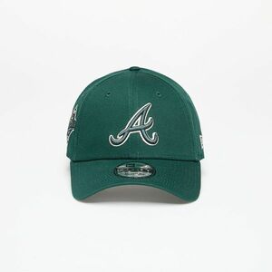 New Era Atlanta Braves MLB Seasonal Ws 9FORTY Adjustable Cap Dark Green imagine