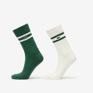 LACOSTE Socks Green/ Flour imagine