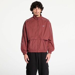 Geacă de vânt Nike Sportswear Solo Swoosh Men's Woven Track Jacket Dark Pony/ White imagine