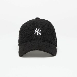 New Era New York Yankees MLB Womens Borg 9FORTY Adjustable Cap Black/ White imagine