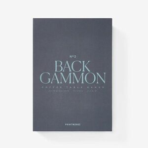 Printworks Classic - Backgammon Grey imagine