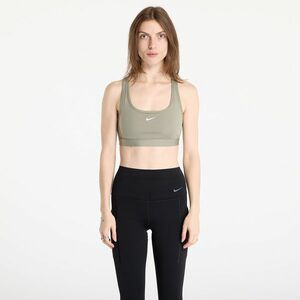 Nike Swoosh Light Support Women's Non-Padded Sports Bra Light Army/ White imagine