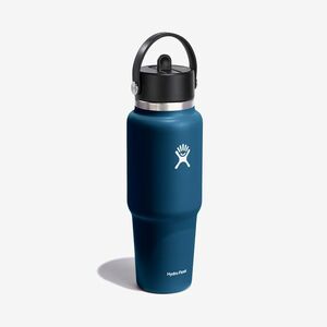 Hydro Flask 1000 ml Wide Flex Straw Travel Bottle Indigo imagine