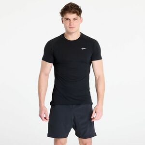 Tricou Nike Flex Rep Men's Dri-FIT Short-Sleeve Fitness Top Black/ White imagine