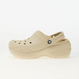 Sneakers Crocs Classic Platform Lined Clog W Bone imagine