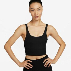 Nike Zenvy Wide Ribbed Women's Light-Support Non-Padded Longline Sports Bra Black/ Black/ Pcg3C imagine