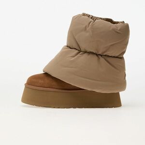 Sneakers UGG W Classic Mini Dipper Puffer Amphora/ Chestnut imagine