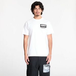 Tricou OBEY Obey Records T-Shirt White imagine