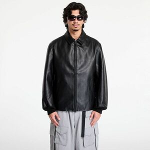 Jacheta Y-3 Pleather Bomber Jacket UNISEX Black imagine