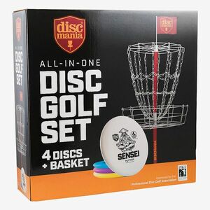 Discmania Discgolf Sada All-In-One - koš + 4 disky imagine