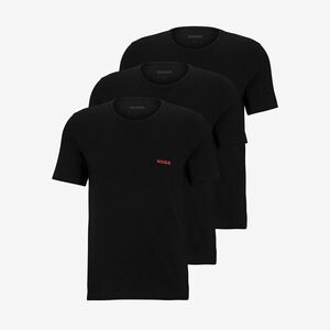 Tricou Hugo Boss Crew Neck Cotton T-Shirt 3-Pack Black imagine