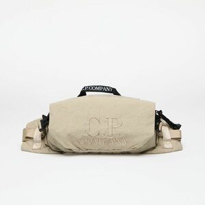 Geantă C.P. Company Plain Paper Touch Logo Waistbag Vintage Khaki imagine