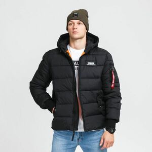 Jacheta Alpha Industries Hooded Puffer Alpha FD Black imagine