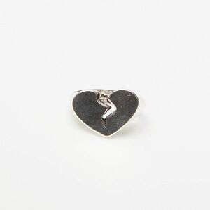 TwoJeys Broken Heart Ring Silver imagine