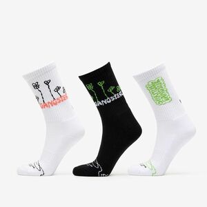 FTSHP x Spiritual Gangster Socks 3-Pack Black/ White imagine