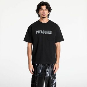 Tricou PLEASURES Impact Pocket Heavyweight Shirt Black imagine