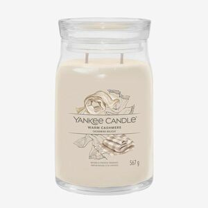 Yankee Candle Signature Large Jar 2 Wicks - Warm Cashmere imagine