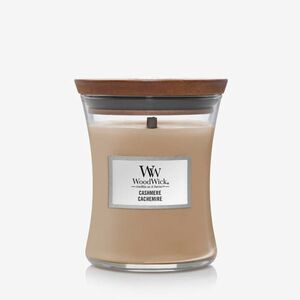 WoodWick Medium Hourglass Candle - Cashmere imagine