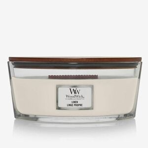 WoodWick Elipse Candle - Linen imagine