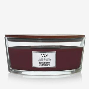 WoodWick Elipse Candle - Black Cherry imagine