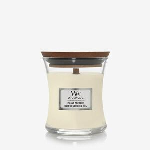 WoodWick Small Hourglass Candle - Island Coconut imagine