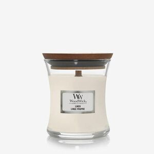 WoodWick Small Hourglass Candle - Linen imagine