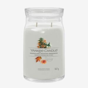 Yankee Candle Signature Large Jar 2 Wicks - Woodland Weekend Memories imagine