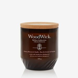 WoodWick Medium ReNew Candle - Cherry Blossom & Vanilla imagine