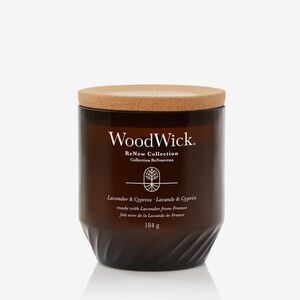 WoodWick Medium ReNew Candle - Lavender & Cypress imagine