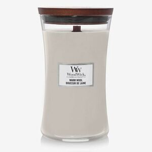 WoodWick Large Hourglass Candle - Warm Wool imagine