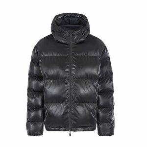 Geaca EA7 M POLY DOWN HOODED JACKET LOGO REPEAT imagine