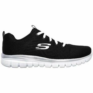 Pantofi sport femei Skechers Get Connected 12615W-BKW, 37.5, Negru imagine