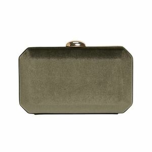 Clutch Juliet Catifelat Verde inchis imagine